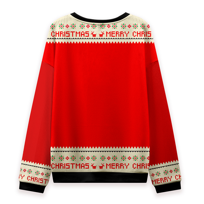 Christmas Children's Book Teacher Knit Sweatshirt