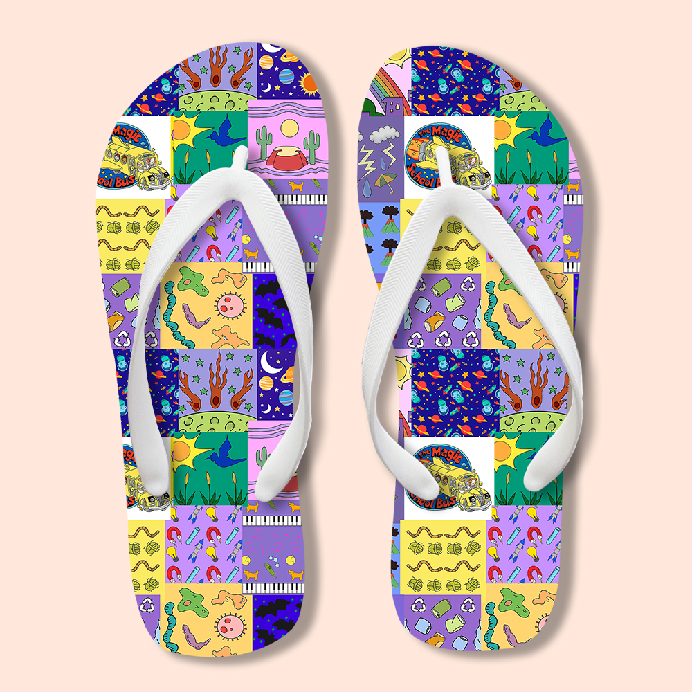 Take Chances Make Mistakes Get Messy Teacher Flip Flops