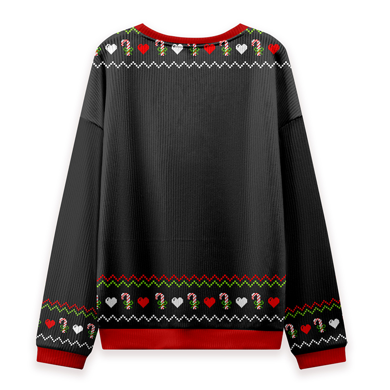 Merry Christmas Children Magic School Teacher Knit Sweatshirt