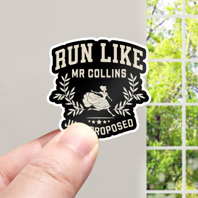Run Like Mr Collins Just Proposed Teacher Stickers