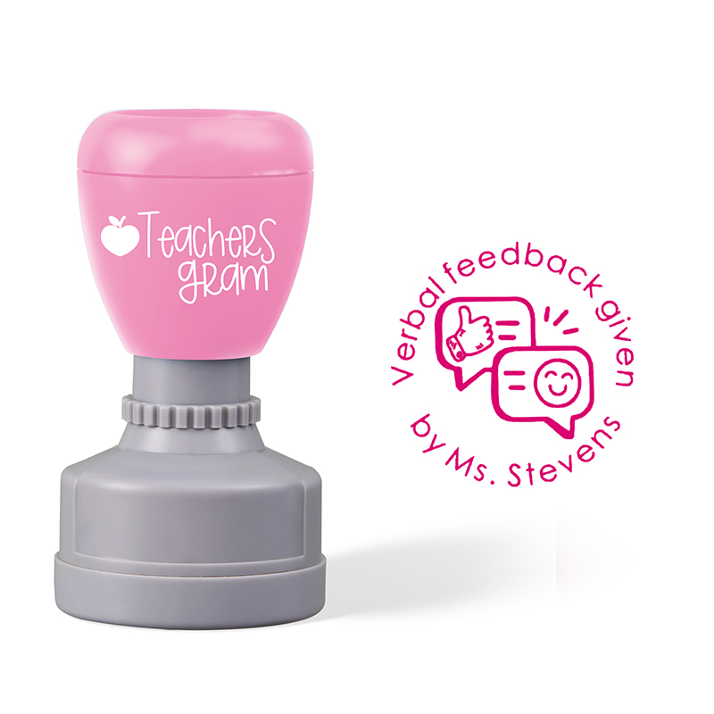 Personalized Give Verbal Feedback Teacher Stamp