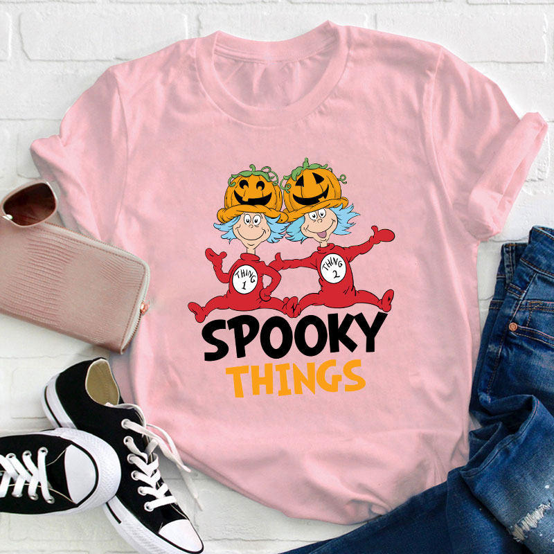 Spooky Things Teacher T-Shirt