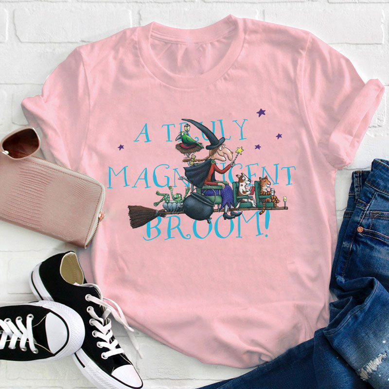 Room On The Broom Witch Teacher T-Shirt