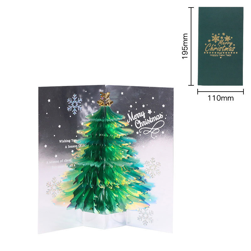 3D Christmas Tree Greeting Card