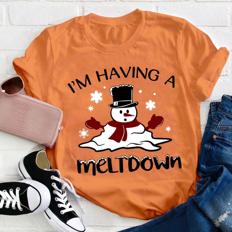 I'm Having A Meltdown Teacher T-Shirt