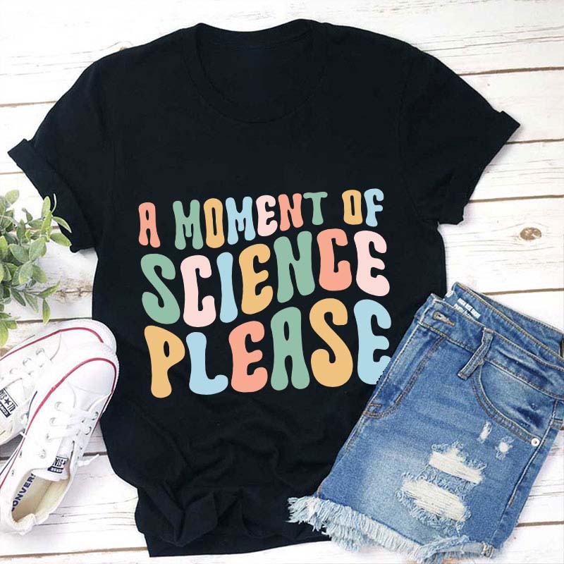 A Moment Of Science Please Teacher T-Shirt