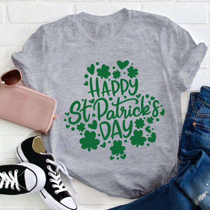 Happy St Patrick's Day Teacher T-Shirt