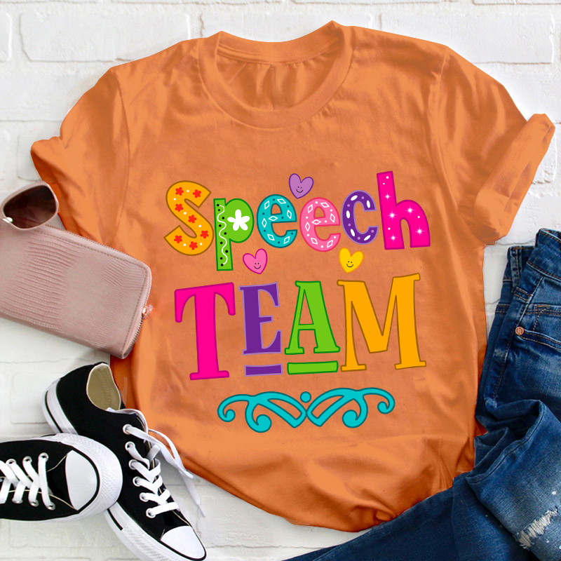 Speech Team Teacher T-Shirt