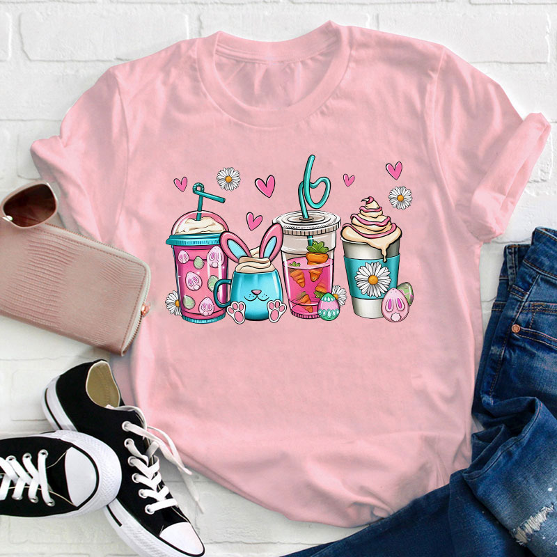 Easter Coffee Teacher T-Shirt