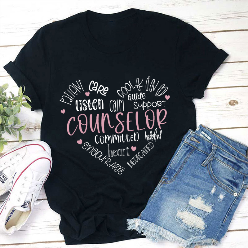 Personalized Heart Of A Teacher T-Shirt
