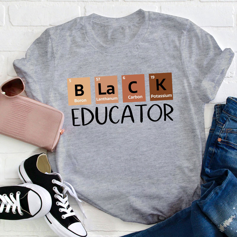 Black Educator Teacher T-Shirt