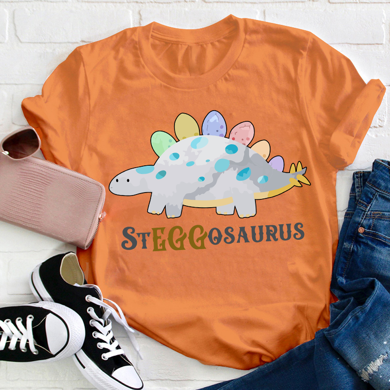 Dinosaur Easter Teacher T-Shirt
