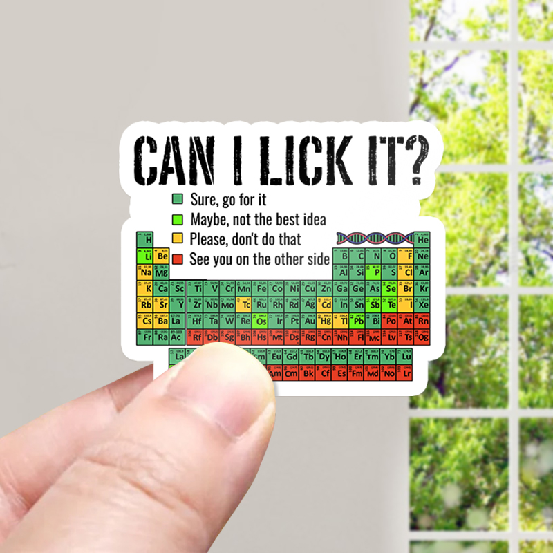 Can I Lick It Teacher Stickers