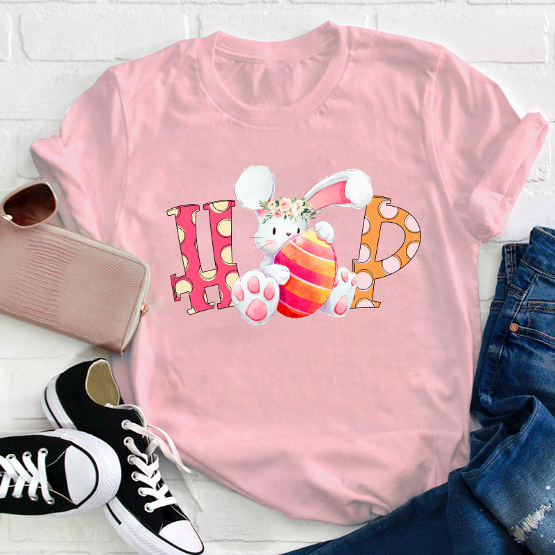 Hip Hop Bunny Teacher T-Shirt