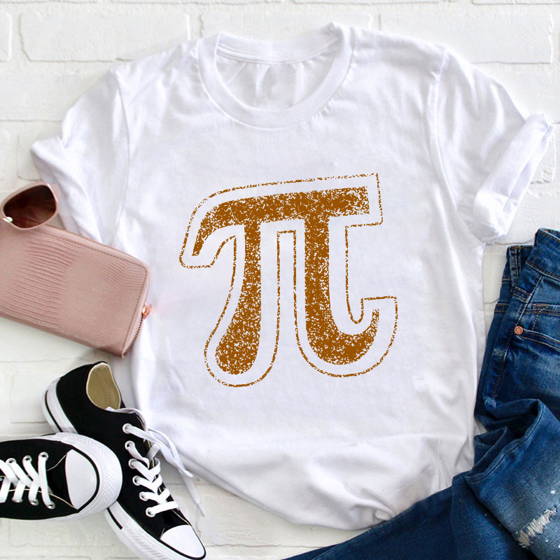 Pi Symbol Teacher T-Shirt