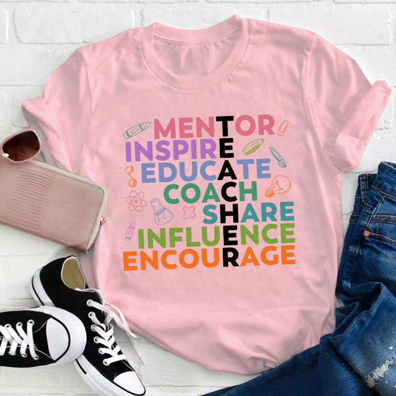 Mentor Inspire Teacher T-Shirt
