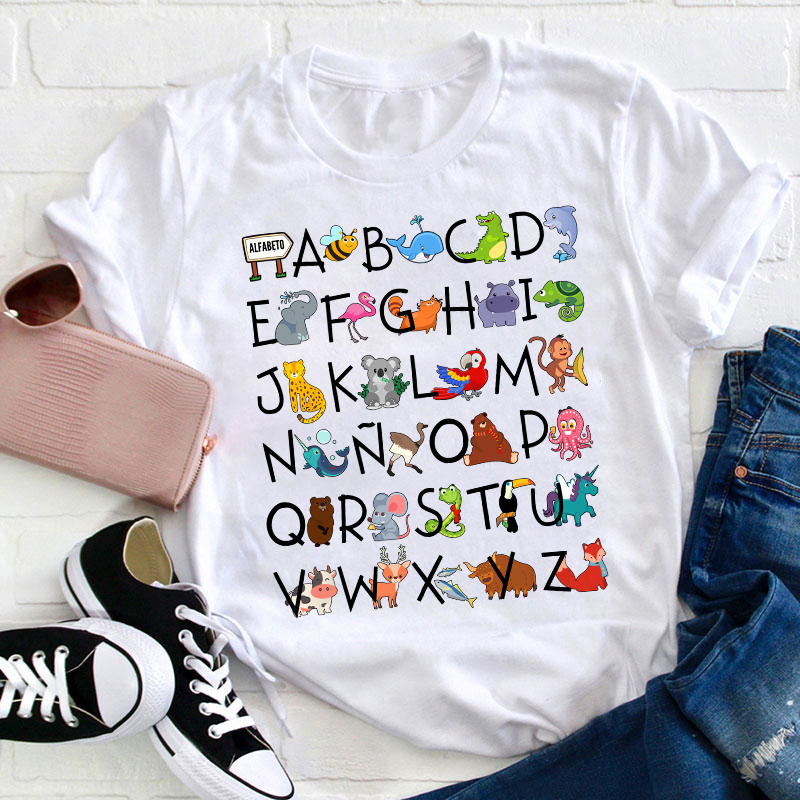 Spanish Alphabet Teacher T-Shirt