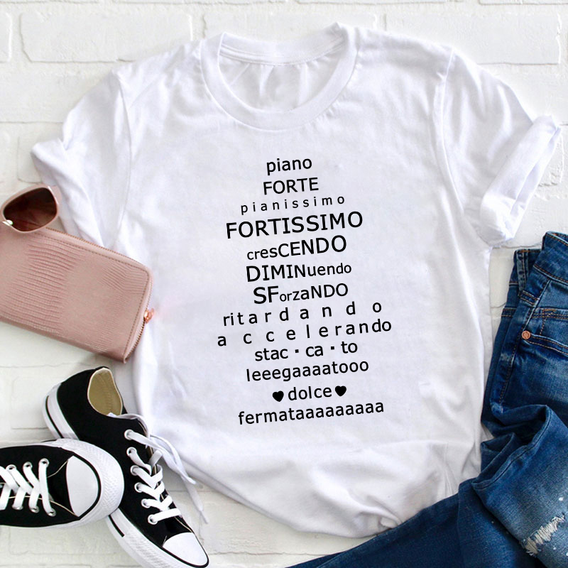 A Mini Lesson In Music Terms Teacher T-Shirt