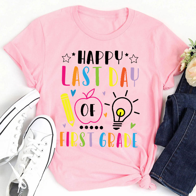 Personalized Happy Last Day T-Shirt