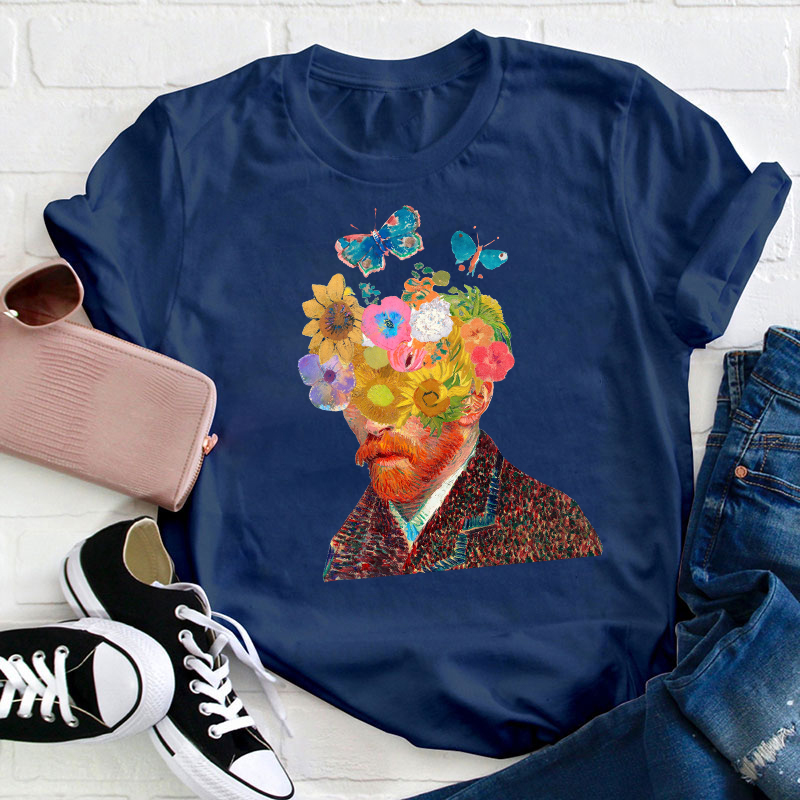 Minds Blooming Art Teacher T-Shirt