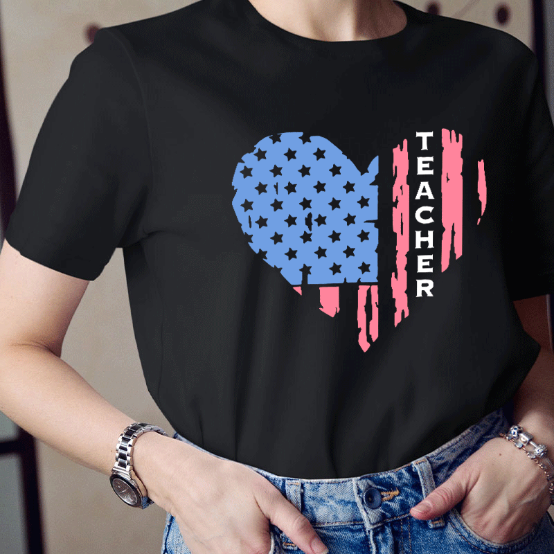 Independence Day Teacher T-Shirt
