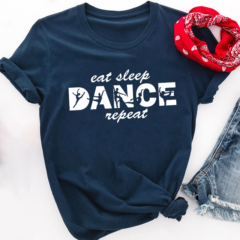 Eat Sleep Dance Repeat Teacher T-Shirt