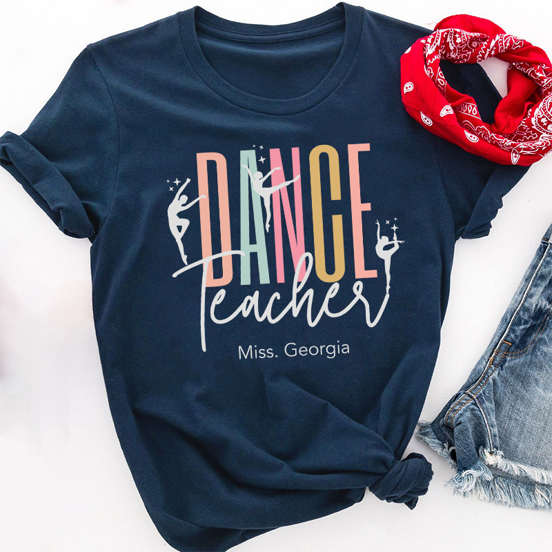 Personalized In My Dance Era Teacher T-Shirt