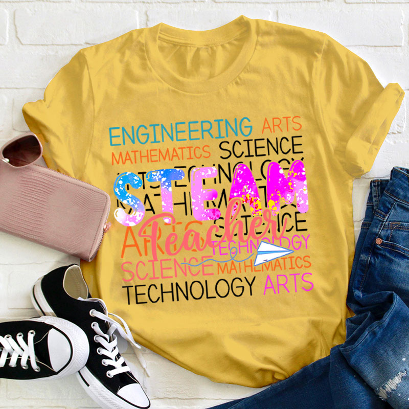 Science Technology Engineering Arts Math Teacher T-Shirt