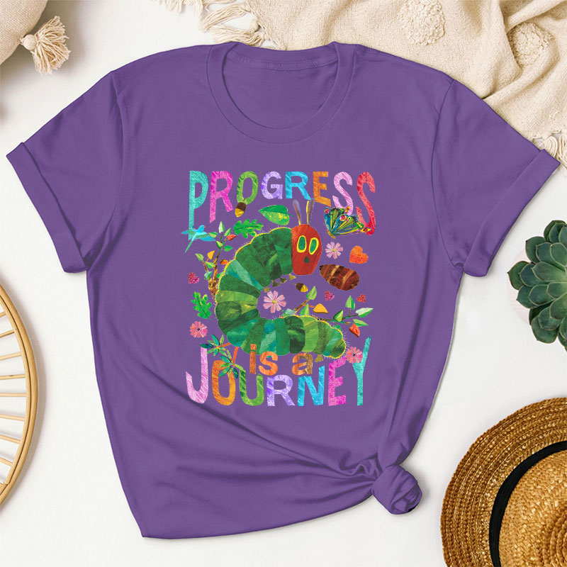 Progress Is A Journey Teacher T-Shirt