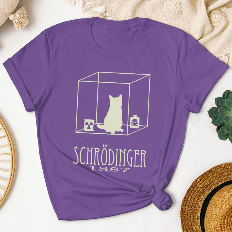 Schrodinger's Cat Teacher T-Shirt