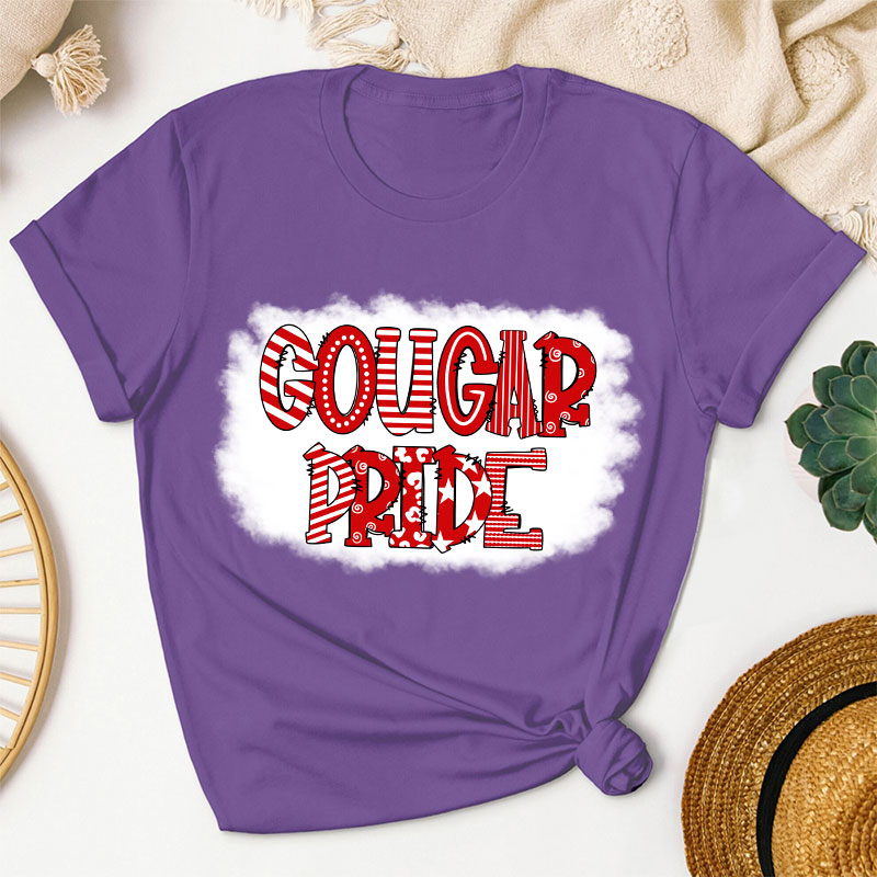 Personalized Colorful Leopard Team Teacher T-Shirt