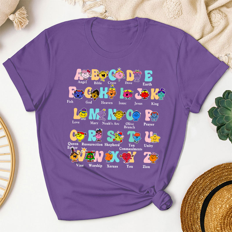 Alphabet Little Miss Teacher T-Shirt