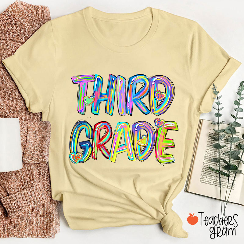 Personalized Class Heart Teacher T-Shirt