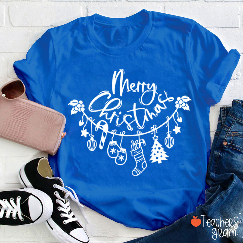 Merry Christmas Teacher T-Shirt