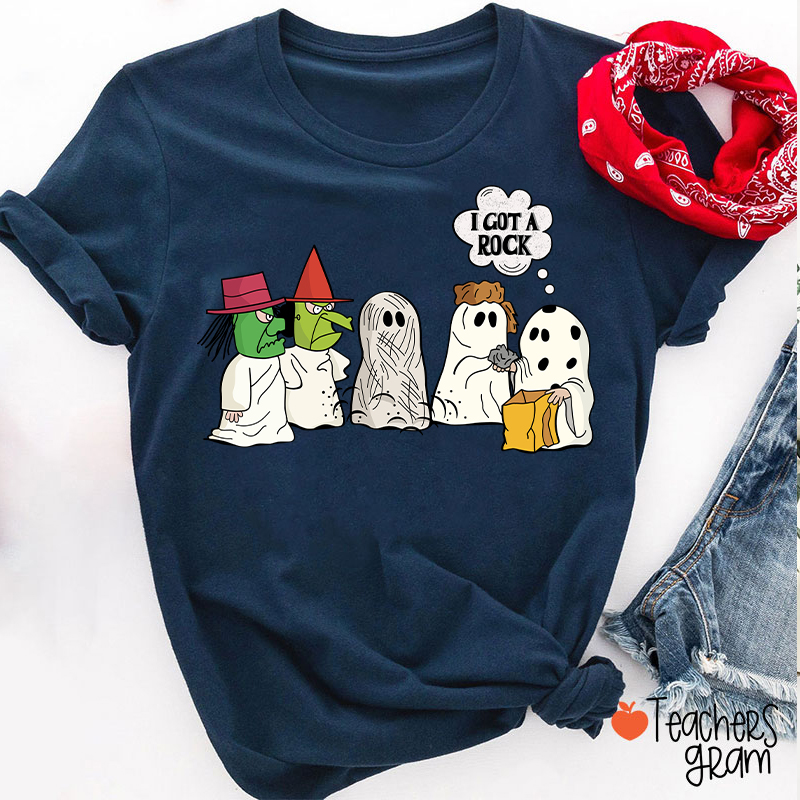 I Got A Rock Halloween Teacher T-Shirt