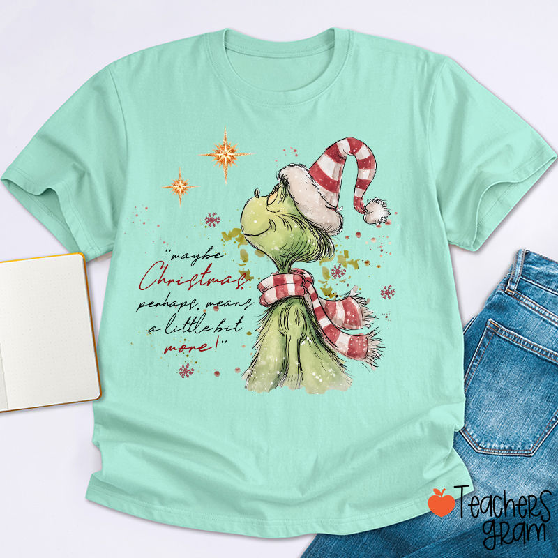 Vintage Mean Guy Character Teacher T-Shirt