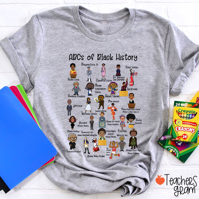 ABCs Of Black History Teacher T-Shirt