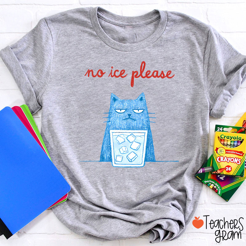 No Ice Please Teacher T-Shirt