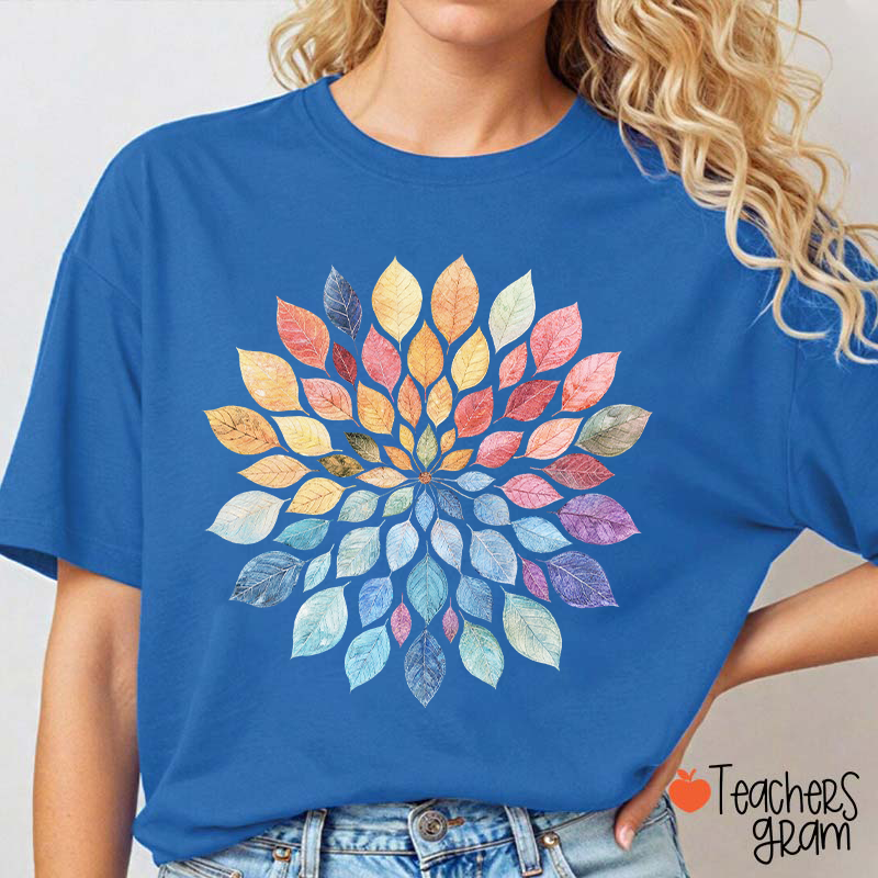 Floral Mandala Teacher T-Shirt