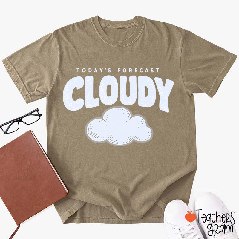 Personalized Fun Weather Report Crew Teacher T-Shirt