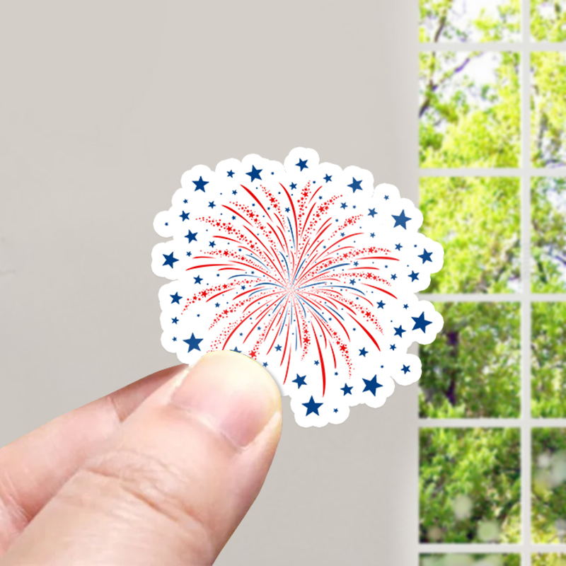 4th Of July Firework Teacher Stickers