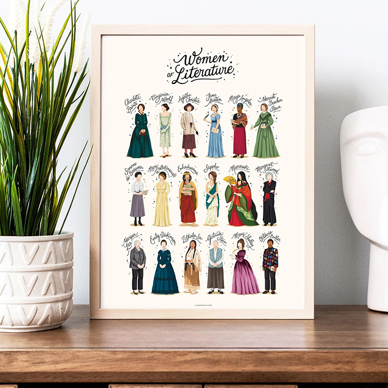 Women Of Literature Teacher Wall Art