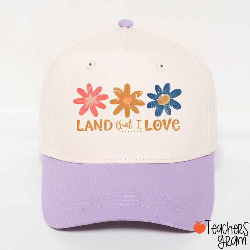 Land That I Love Teacher Baseball Cap