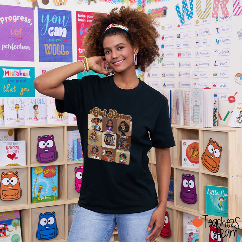 Girl Power Teacher T-Shirt