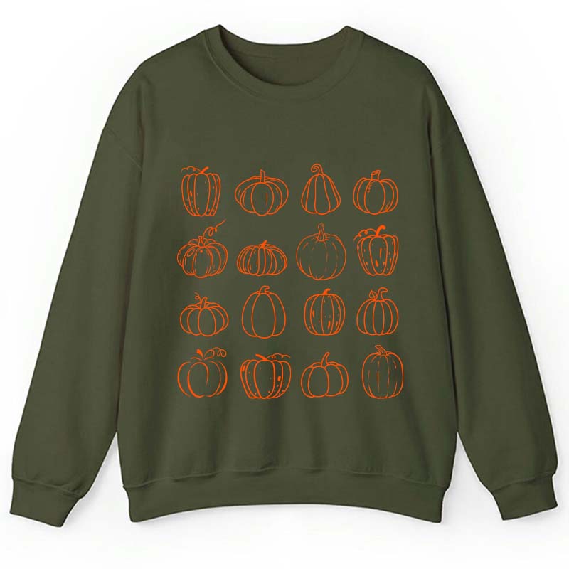 Pumpkins We Are All Different Teacher Sweatshirt