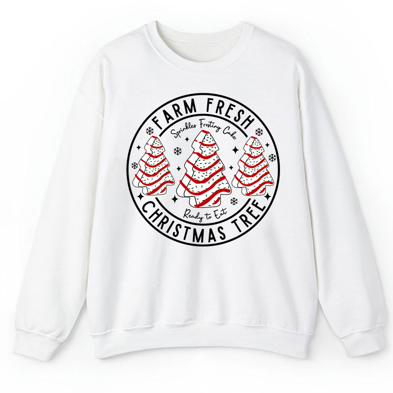 Farm Fresh Christmas Tree Teacher Sweatshirt
