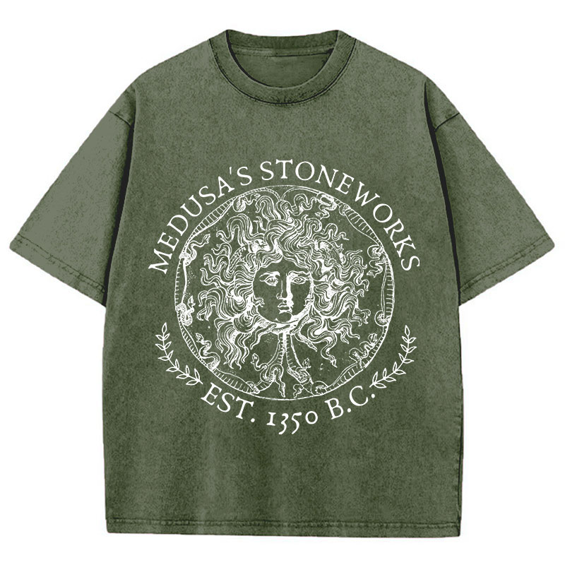 Medusa's Stoneworks Teacher Washed T-Shirt
