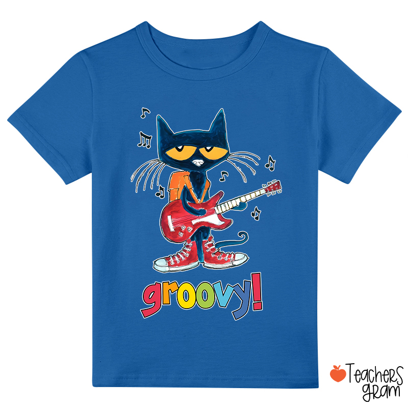 Blue Cat Groovy Class T-Shirt
