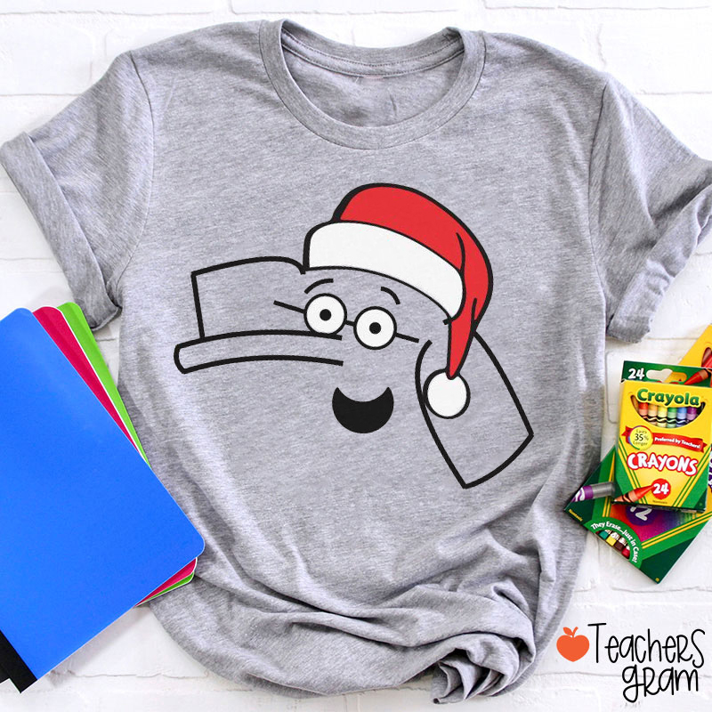 Personalized Book Group Christmas Teacher T-Shirt