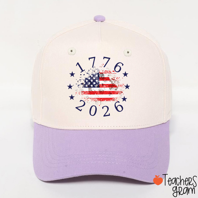 USA 250th Anniversary 1776-2026 Teacher Baseball Cap
